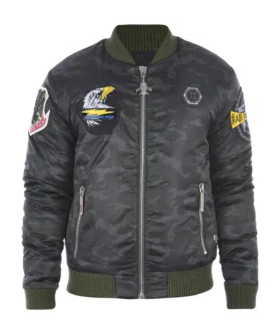 PHILIPP PLEIN LOGO CASUAL JACKET