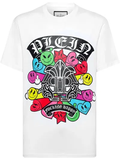 PHILIPP PLEIN LOGO-PRINT T-SHIRT