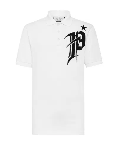PHILIPP PLEIN LOGO SHORT-SLEEVED POLO SHIRT
