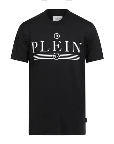 PHILIPP PLEIN PHILIPP PLEIN MAN T-SHIRT BLACK SIZE L COTTON