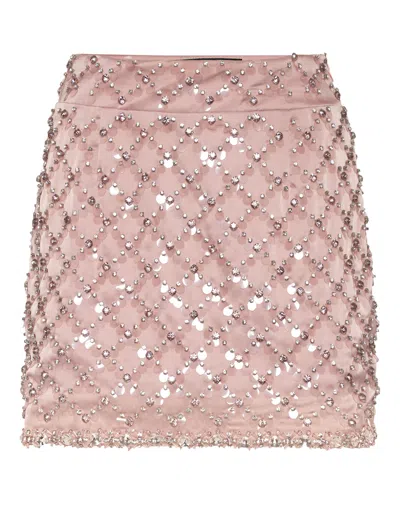 PHILIPP PLEIN MINI SKIRT PAILLETTES