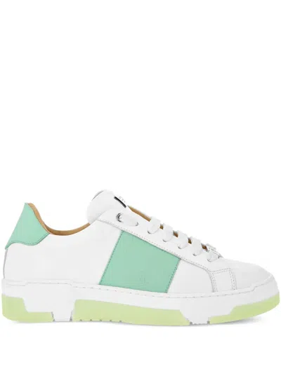 PHILIPP PLEIN MONOGRAM LO-TOP SNEAKERS