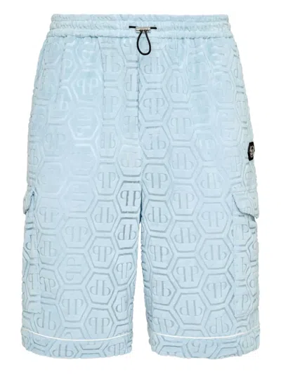 PHILIPP PLEIN MONOGRAM SHORTS