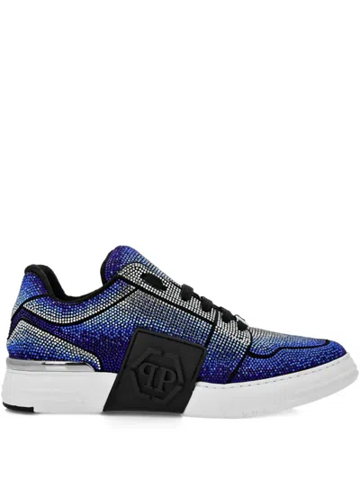 PHILIPP PLEIN RHINESTONE-EMBELLISHED SNEAKERS