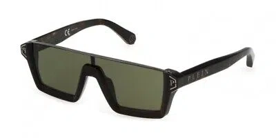 PHILIPP PLEIN PHILIPP PLEIN SPP006M-0722 SHINY DARK HAVANA SUNGLASSES