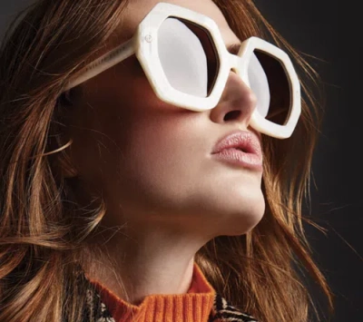 PHILIPP PLEIN PHILIPP PLEIN SPP039M-09YL MARMORIZED IVORY SUNGLASSES