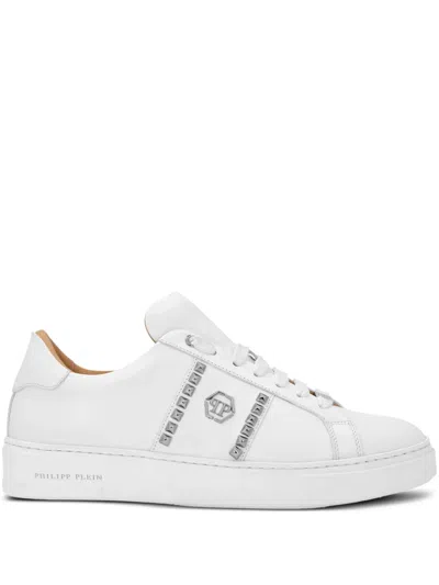 PHILIPP PLEIN STUDS LO-TOP SNEAKERS