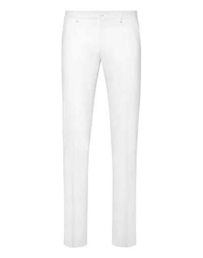 PHILIPP PLEIN TWILL WOOL LONG TROUSERS LORD FIT