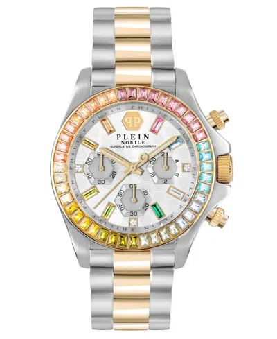 PHILIPP PLEIN WOMEN'S CHRONOGRAPH NOBILE TWO-TONE STAINLESS STEEL BRACELET WATCH 38MM