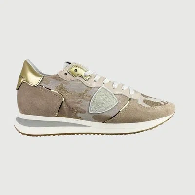 PHILIPPE MODEL PHILIPPE MODEL DAMEN SNEAKER TZLD-CM01 IN CAMOU LAMINE GR. 37 - 41 NEU