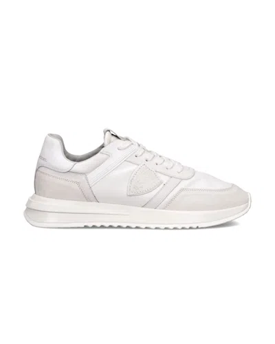 PHILIPPE MODEL MEN'S SNEAKERS PHILIPPE MODEL PARIS TYLU WT09 - TROPEZ 2.1 MONOCHROME BLANCHE