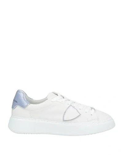 PHILIPPE MODEL PHILIPPE MODEL WOMAN SNEAKERS WHITE SIZE 7 LEATHER
