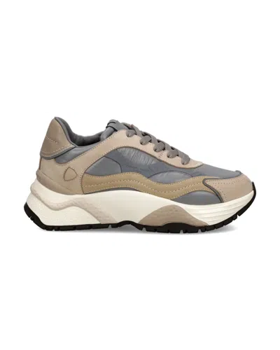 PHILIPPE MODEL WOMEN'S SNEAKERS PHILIPPE MODEL PARIS ♪ DV01 ODEON BEIGE GRIS