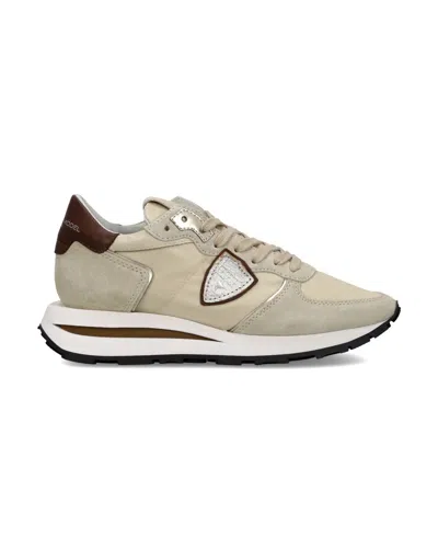 PHILIPPE MODEL WOMEN'S SNEAKERS PHILIPPE MODEL PARIS ♪ W031 - TROPEZ HAUTE MONDOAL_SABLE'