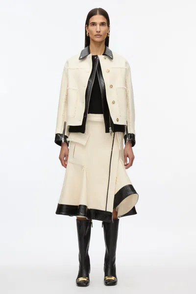 3.1 PHILLIP LIM HYBRID TWEED MOTO JACKET