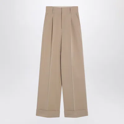 PHILOSOPHY DI LORENZO SERAFINI 哲学米色高腰裤子