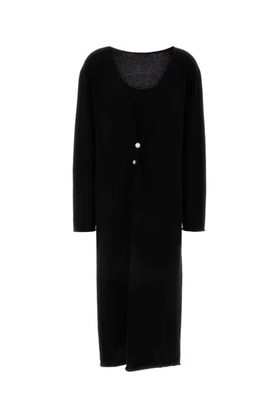 PHILOSOPHY BLACK WOOL BLEND DRESS