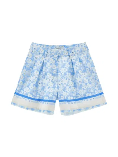 PHILOSOPHY DI LORENZO SERAFINI FLORAL-PRINT SHORTS