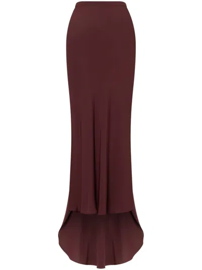 PHILOSOPHY DI LORENZO SERAFINI HIGH-WAIST CREPE FLUTED SKIRT