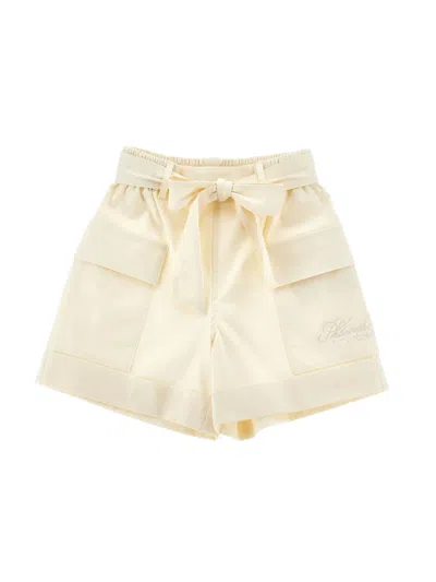 PHILOSOPHY DI LORENZO SERAFINI LOGO-EMBROIDERED SHORTS
