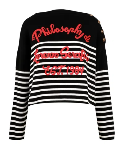 PHILOSOPHY DI LORENZO SERAFINI LORENZO SERAFINI COTTON SWEATER