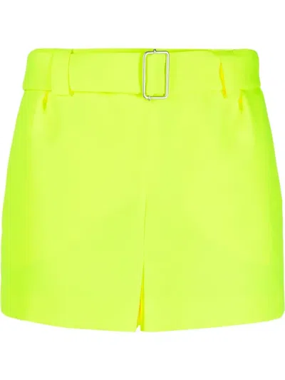 PHILOSOPHY DI LORENZO SERAFINI MID-RISE BELTED SHORTS