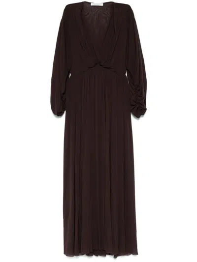 PHILOSOPHY DI LORENZO SERAFINI PLEATED DRESS