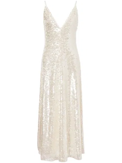 PHILOSOPHY DI LORENZO SERAFINI SEQUINNED GOWN DRESS