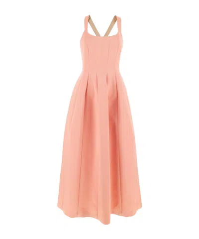 PHILOSOPHY DI LORENZO SERAFINI PHILOSOPHY DI LORENZO SERAFINI CRISS-CROSS STRAP LONG DRESS