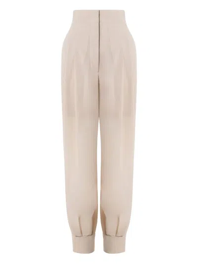 PHILOSOPHY DI LORENZO SERAFINI STITCHED CARROT TROUSERS