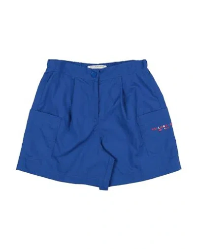 PHILOSOPHY DI LORENZO SERAFINI PHILOSOPHY DI LORENZO SERAFINI TODDLER GIRL SHORTS & BERMUDA SHORTS BLUE SIZE 4 POLYESTER, COTTON