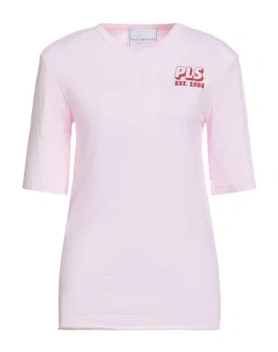 PHILOSOPHY DI LORENZO SERAFINI PHILOSOPHY DI LORENZO SERAFINI WOMAN T-SHIRT PINK SIZE XS COTTON