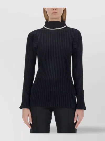 PHILOSOPHY DI LORENZO SERAFINI SLIM FIT RIBBED STRETCH KNIT