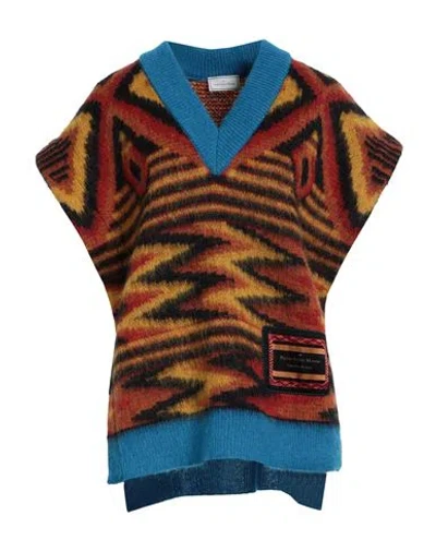 PIERRE-LOUIS MASCIA PIERRE-LOUIS MASCIA WOMAN SWEATER ORANGE SIZE L WOOL, MOHAIR WOOL, ALPACA WOOL, NYLON