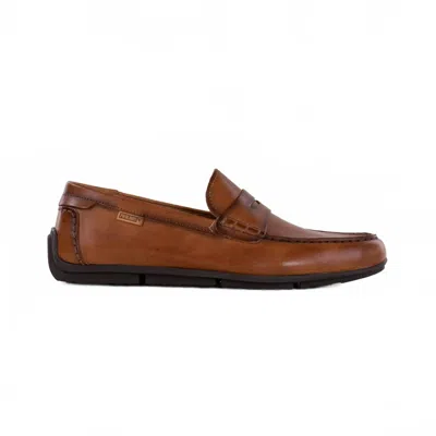 PIKOLINOS MEN'S CONIL PENNY LOAFERS IN BRANDY
