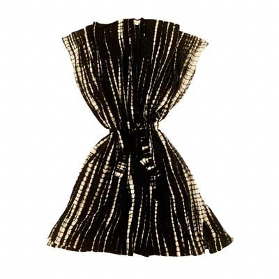 PINK HALEY WOMEN'S LINDY HAND DYED KIMONO IN BLACK