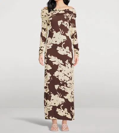 PINKFILOSOFY AMA ITURRI DRESS IN CHICORY PRINT