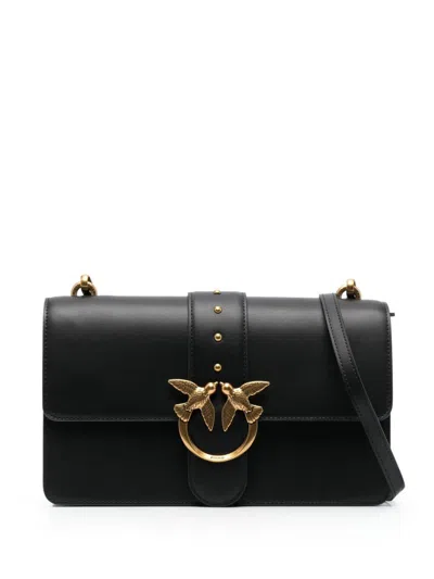 PINKO BLACK LOVE ONE CLASSIC CROSSBODY BAG