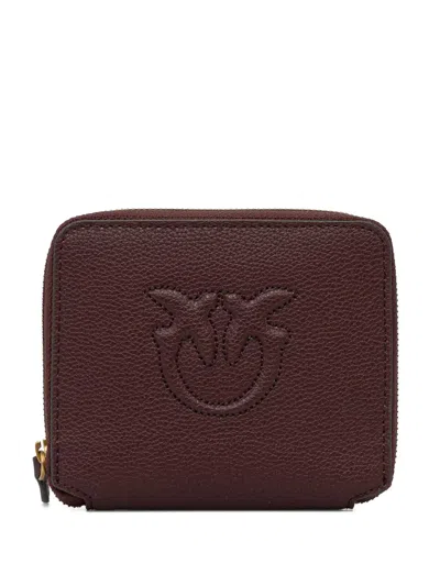 PINKO SMALL SQUARE LEATHER WALLET
