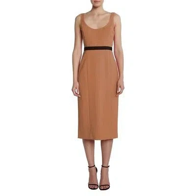 PINKO PINKO BROWN POLYESTER DRESS