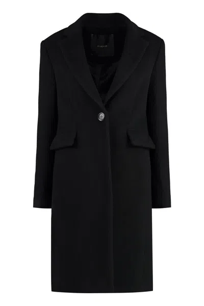 PINKO PINKO CAMBOGIA SINGLE-BREASTED WOOL COAT