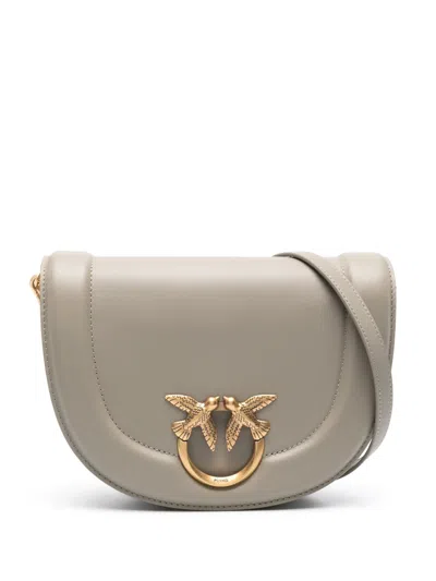 PINKO CLASSIC ROUND LOVE CLICK CROSS BODY BAG