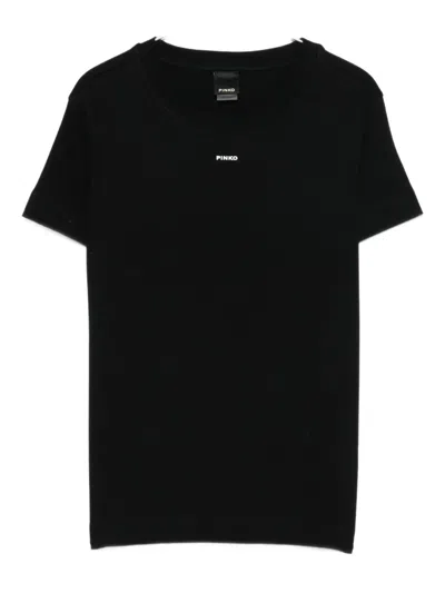 PINKO CREW-NECK SHORT-SLEEVE TOP