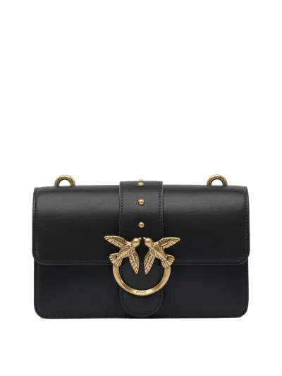 PINKO CROSSBODY BAGS SHOULDER BAGS BLACK