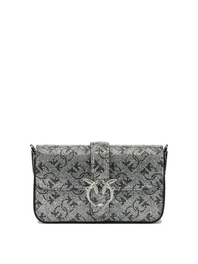 PINKO CROSSBODY BAGS SILVER
