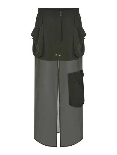 PINKO SKIRT   MADE OF POLYESTER