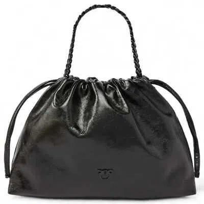 PINKO FASHION BAG PINKO WOMEN LEATHER BLACK - 103417-A1EO-Z99B