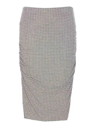 PINKO GREY KEDRIN SKIRT