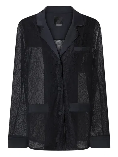 PINKO LACE-PANELLED JACKET