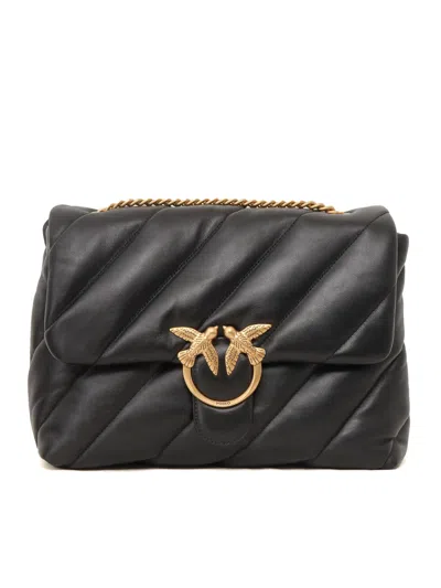 PINKO LOVE PUFF BIG CL SHEEP NAPPA BAG